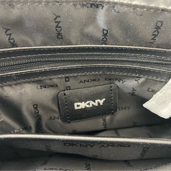 DKNY Giania Metallic Silver Women\'s Backpack Puffy Puffer NWT 11” Tall, 11” Wide main image 10
